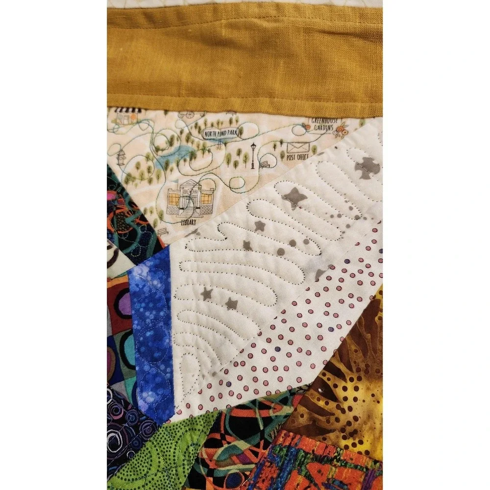 Handmade Quilted Rooster Wall Hanging Mini‎ Quilt Patchwork Farmhouse Kitchen
